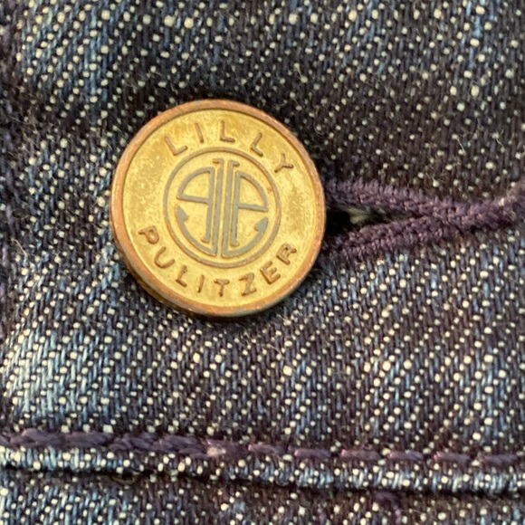 Lilly Pulitzer, Palm Beach fit, denim skirt, size 0 - Picture 2 of 6